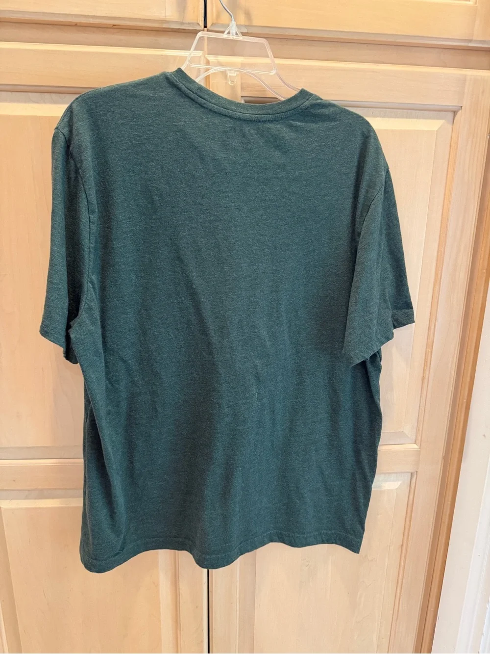 Banana Republic Green Crewneck Tee w/ Cream Bandana Print XL